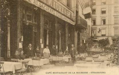 CPA FRANCE 67 "Strasbourg, Café restaurant de la Mauresse"