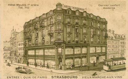 CPA FRANCE 67 "Strasbourg, Hotel moderne, quai de Paris"