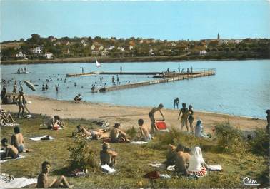 / CPSM FRANCE 71 "Montceau les Mines, étang du Plessis, la plage"