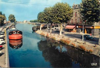 / CPSM FRANCE 71 "Montceau les Mines, Canal du centre et quai Général De Gaulle"