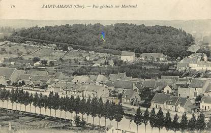 CPA FRANCE 18 "Saint Amand, vue générale sur Montrond"