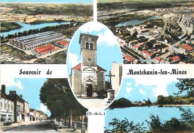 / CPSM FRANCE 71 "Souvenir de Montchanin les Mines"