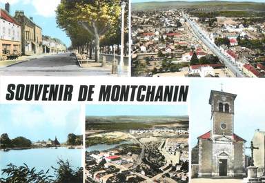 / CPSM FRANCE 71 "Souvenir de Montchanin"