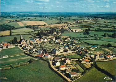 / CPSM FRANCE 71 "Neuvy Grandchamp, vue générale aérienne"