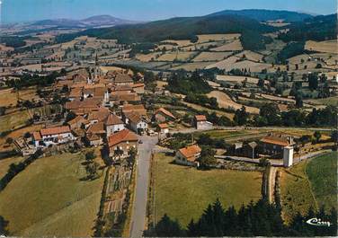 / CPSM FRANCE 71 "Montmelard, vue générale aérienne"