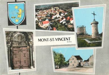 / CPSM FRANCE 71 "Mont Saint  Vincent"