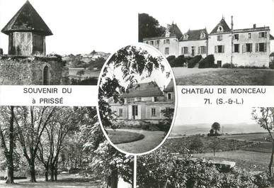 / CPSM FRANCE 71 "Prissé, château de Monceau"