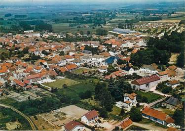 / CPSM FRANCE 71 "Pierre de Bresse, vue générale aérienne"