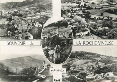 / CPSM FRANCE 71 "Souvenir de La Roche Vineuse"