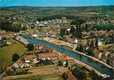 / CPSM FRANCE 71 "Saint Léger sur Dheune, vue générale aérienne"