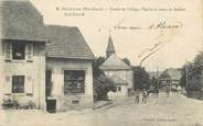 68 Haut Rhin CPA FRANCE 68 "Retzwiller, entrée du village, l'Eglise et route de Belfort"