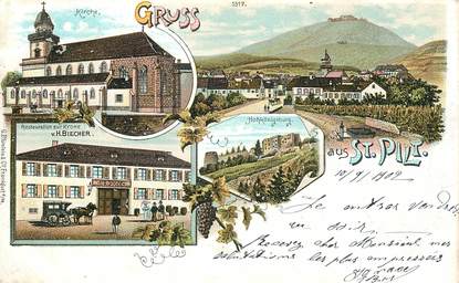 CPA FRANCE 67 "Gruss aus St Pilt"