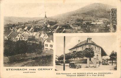 CPA FRANCE 68 "Steinbach près Cernay, café restaurant Au Rendez vous des Chasseurs"