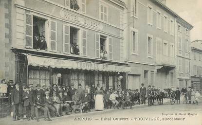 CPA FRANCE 69 "Ampuis, Hotel GUIBERT, Pr. TROIVILLE"