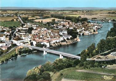 / CPSM FRANCE 71 "Verdun sur le Doubs, vue générale aérienne"