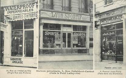 CPA FRANCE 69 "Lyon, magasin de sports"