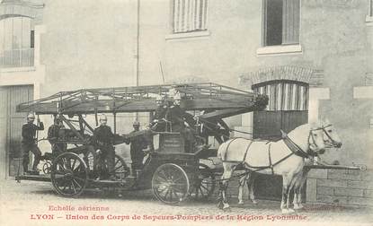 CPA FRANCE 69 "Lyon, Union des Corps de Sapeurs pompiers"