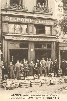 CPA FRANCE 69 "Lyon, Importation Exportation, BELPOMME LOUIS, Quai Saint Antoine"