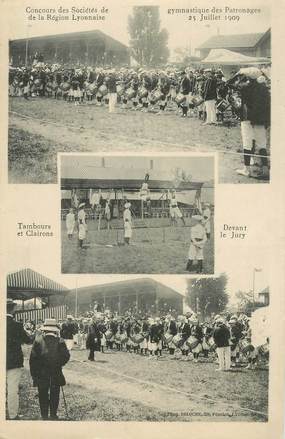   CPA FRANCE 69 "Lyon, Concours de gymnastique, 1909"