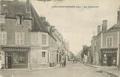 CPA FRANCE 18 "Saint Amand Montrond, Rue d'Austerlitz"