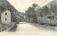 65 Haute PyrÉnÉe CPA FRANCE 65 "Route de Pierrefitte à Cauterets, Halte de Calypso" / TRAMWAY