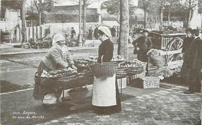 CPA FRANCE 49 "Angers, un coin du marché"