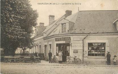 CPA FRANCE 49 "Courléon, le centre du Bourg"