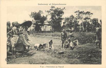 CPA AFRIQUE DAHOMEY "Dahoméens au travail"
