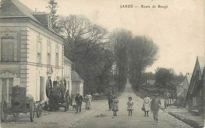 CPA FRANCE 49 "Jarzé, route de Baugé"