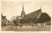 41 Loir Et Cher  CPA FRANCE 41 "Selles sur Cher, L'Eglise et la Place"