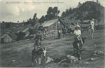  CPA FRANCE 38 "Massif de Belledonne, Chalet de Roche Béranger"