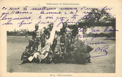 CPA AFRIQUE DAHOMEY "Chefs dahoméens"
