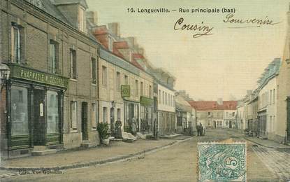  CPA  FRANCE 76 "Longueville, la rue principale"