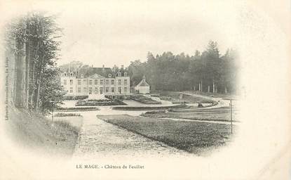  CPA  FRANCE 61 "Le Mage, CHateau de Feuillet"