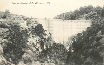  CPA  FRANCE 13 "Aix, Crue au Barrage Zola, 1910"