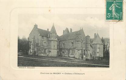  CPA  FRANCE 60 "Env. de Magny, Chateau d'Alincourt, Parnes"