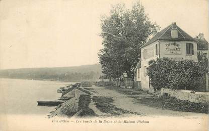  CPA  FRANCE 78 "Les bords de la Seine et la maison Pichon"
