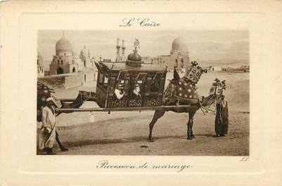 CPA EGYPTE "Le Caire, procession de mariage"