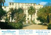 06 Alpe Maritime  CPSM FRANCE 06 "Menton, Hotel de la Méditerranée"