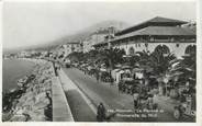 06 Alpe Maritime  CPSM FRANCE 06 "Menton, le marché et la promenade du midi"