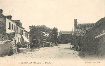 / CPA FRANCE 50 "Auderville, l'église"