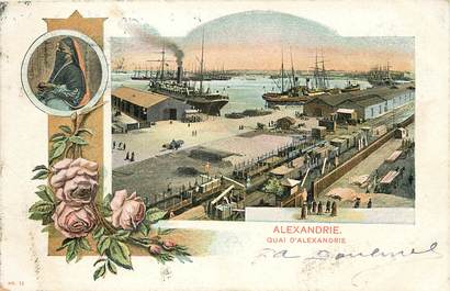 CPA EGYPTE "Alexandrie, le quai d'Alexandrie"