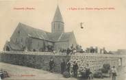 50 Manche / CPA FRANCE 50 "Cosqueville, l'église et son clocher"