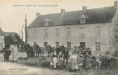 / CPA FRANCE 50 "Environs de Carentan, une ferme Normande"