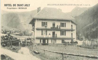 CPA FRANCE 73 "Belleville Haute Luce, Hotel du Mont Joly, Pr. Micholin"