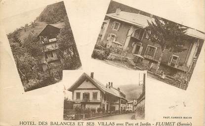 CPA FRANCE 73 "Flumet, Hotel des Balances et ses villas"