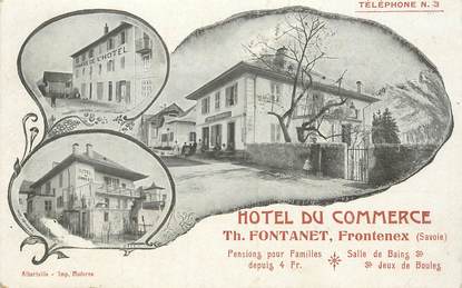 CPA FRANCE 73 "Hotel du Commerce, Frontenex"