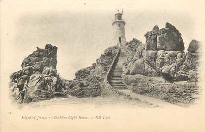 CPA JERSEY "Corbière Light House" / PHARE