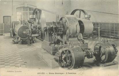 / CPA FRANCE 51 "Avize, usine électrique, l'intérieur"