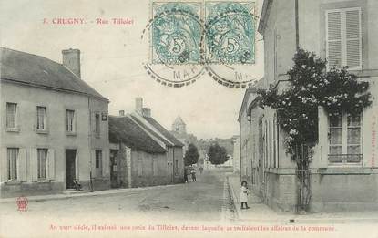 / CPA FRANCE 51 "Crugny, rue Tillolet"